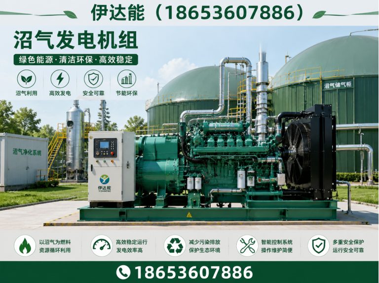 山东200kW燃气发电机展示图